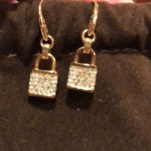 Michael Kors lock earrings